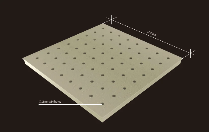 5.0MT Perforated Steel Panel - Top View