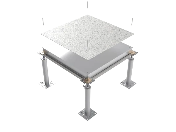 Aluminum raised access floor