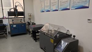 Salt Spray Test in Progress