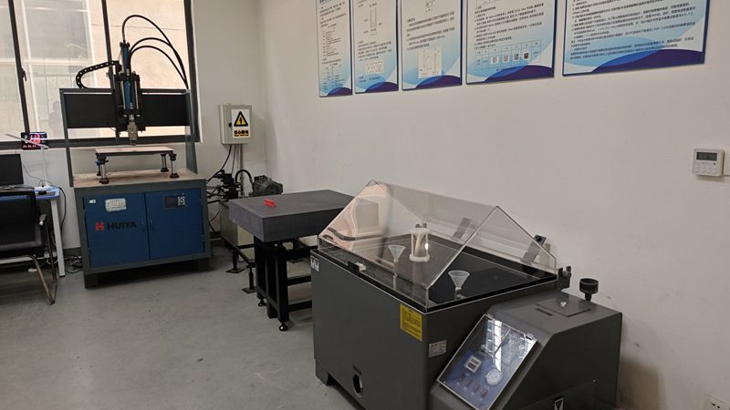 Salt Spray Test in Progress