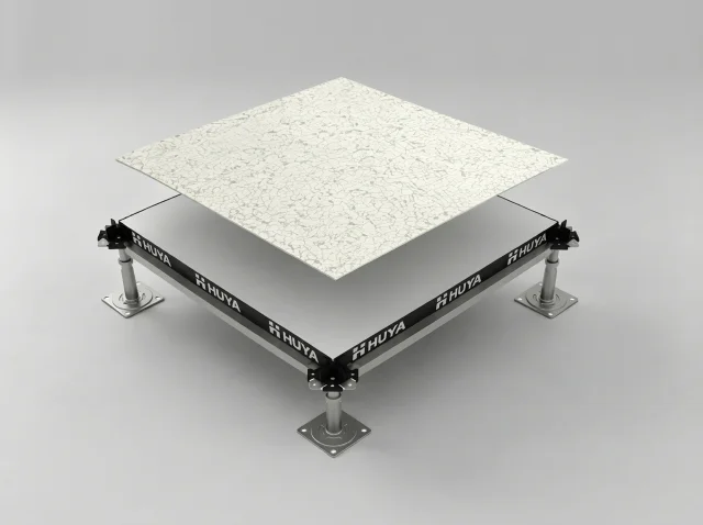 Huiya Raised Access Floor With Conductive PVC Veneer