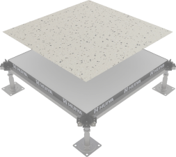 HUIYA Raised Access Floor Rubber Tile