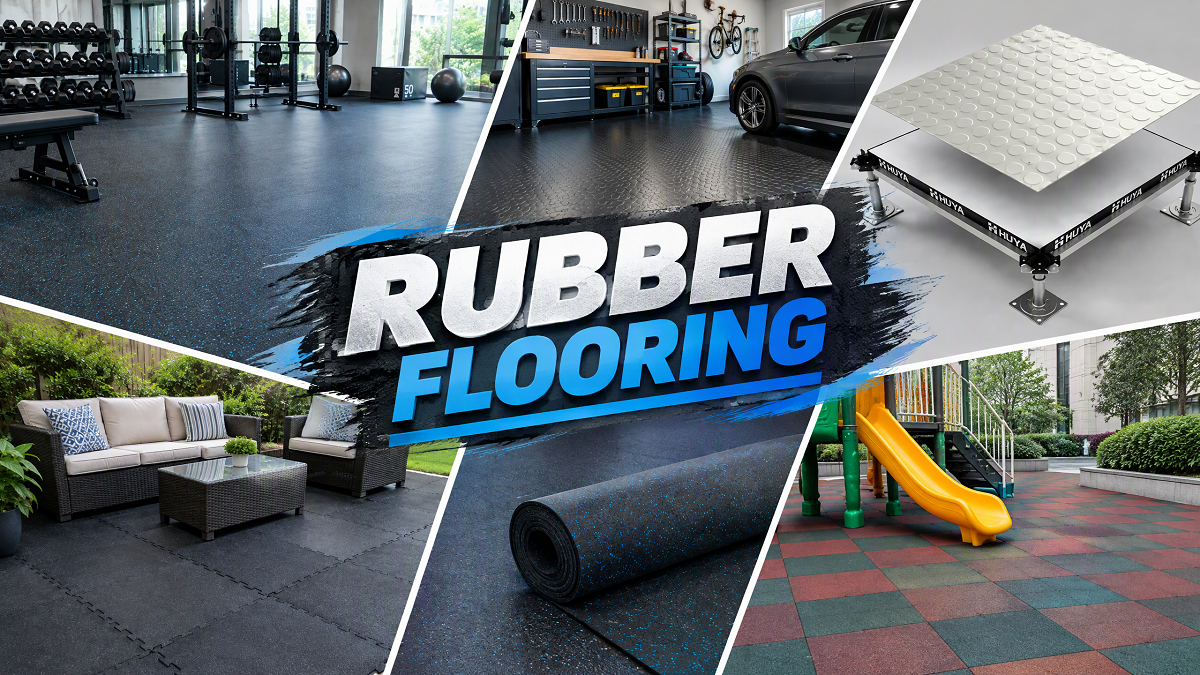 What is Rubber Flooring? Pros, Types, Application, Installation, Cleaning & Cost